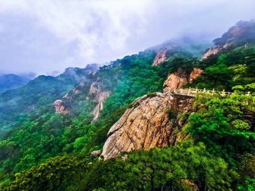 名胜区文明安全旅游倡议书冰球突破游戏网站千山风景(图4)